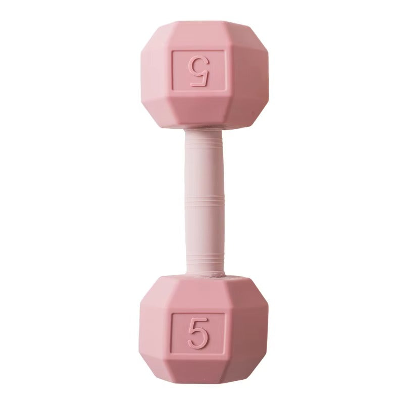 Silicone Baby Dumbbell Teether & Rattle (0–12 Months)