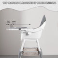 Convertible Baby High Chair with Double Tray