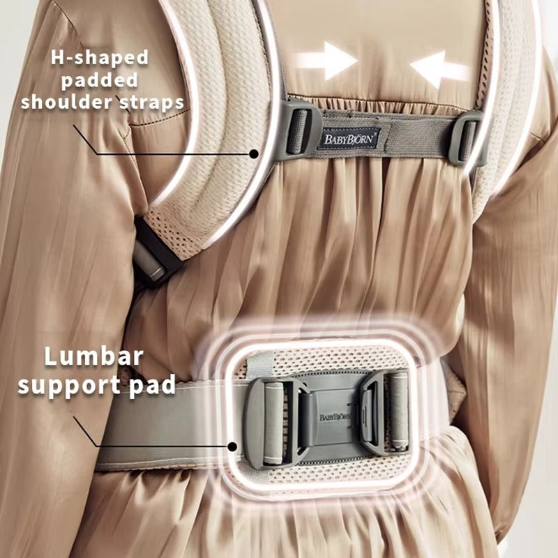 Ergonomic Baby Carrier – Breathable 3D Mesh (Newborn to Toddler)