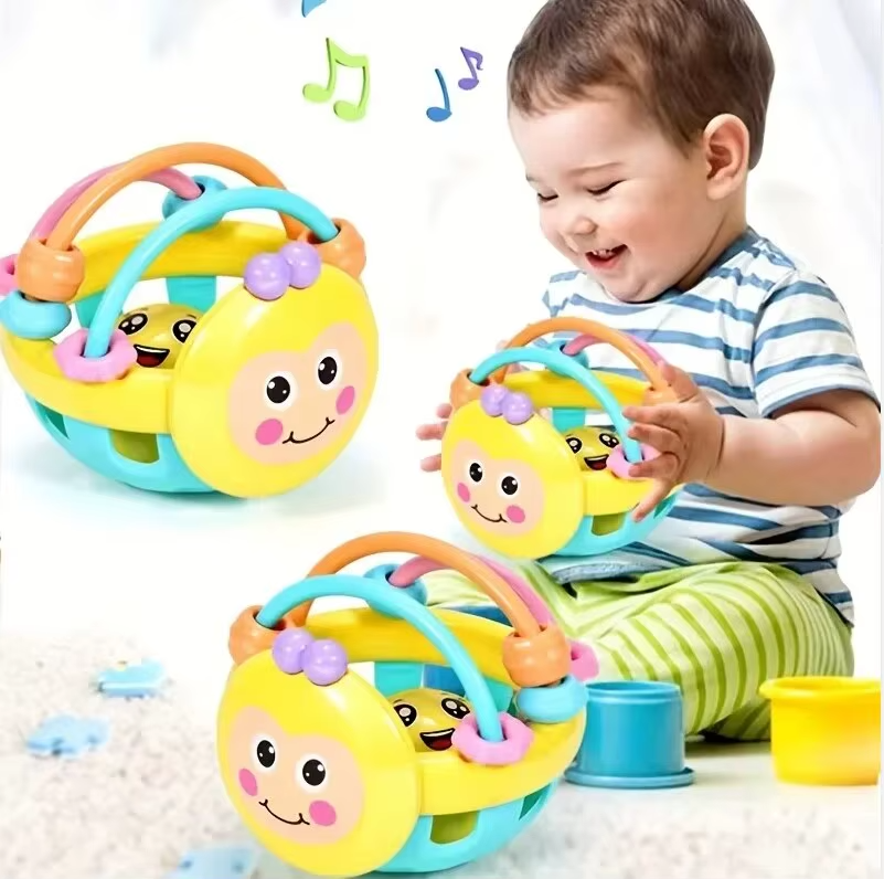 Baby Sensory Rattle Ball Toy (0–12 Months)